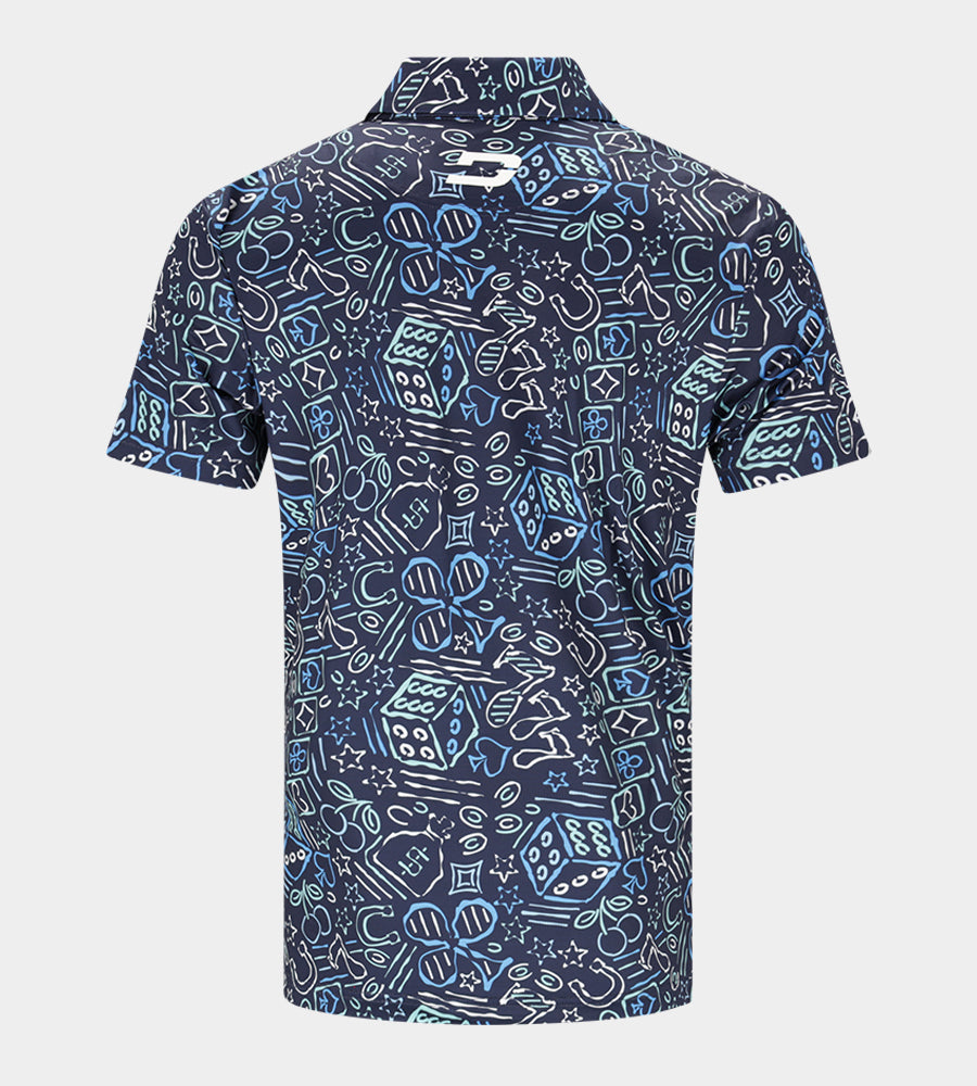 LUCKY 7 POLO - MARINO SUAVE