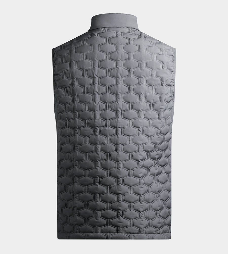 LUNAR DOT GILET - CHARCOAL