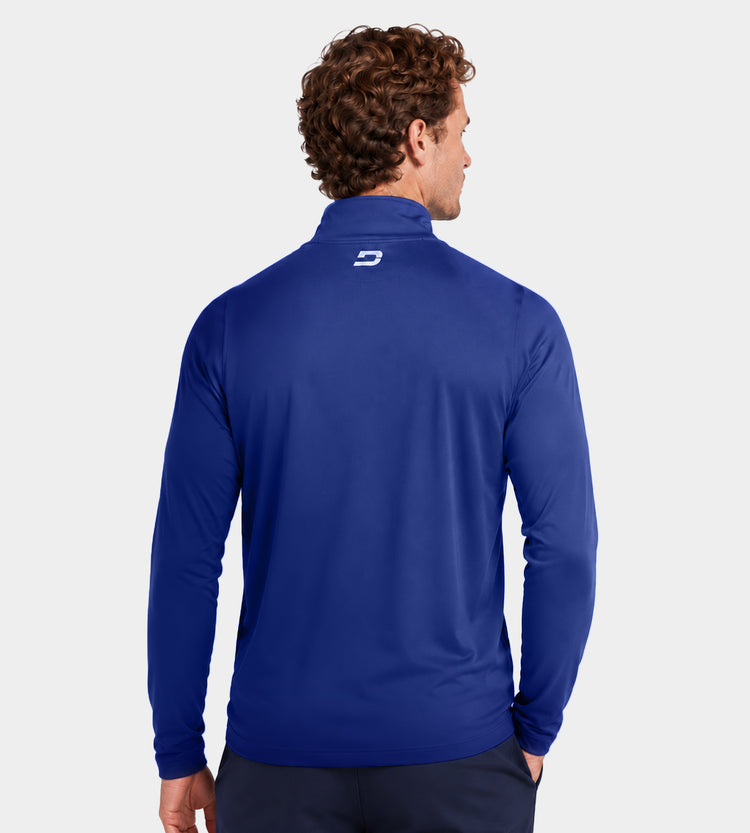 佐藤　アンブロイングランド代表　1/4 Zip Midlayer ネイビー Men's Ultra Blend Golf Midlayer 1/4 Zip In Blue | Druids