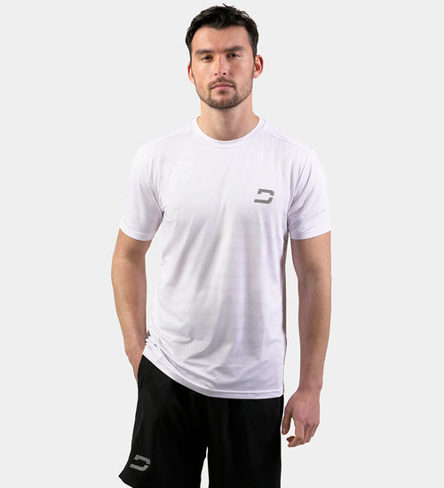 MEN'S PERFORATED SPORTS T-SHIRT - WEISS