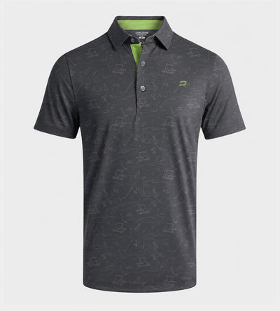 CIRCUIT POLO - CHARCOAL