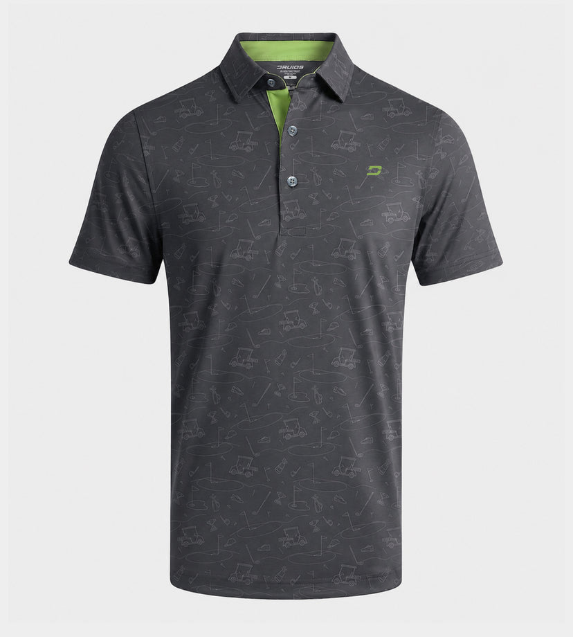 CIRCUIT POLO - CHARCOAL