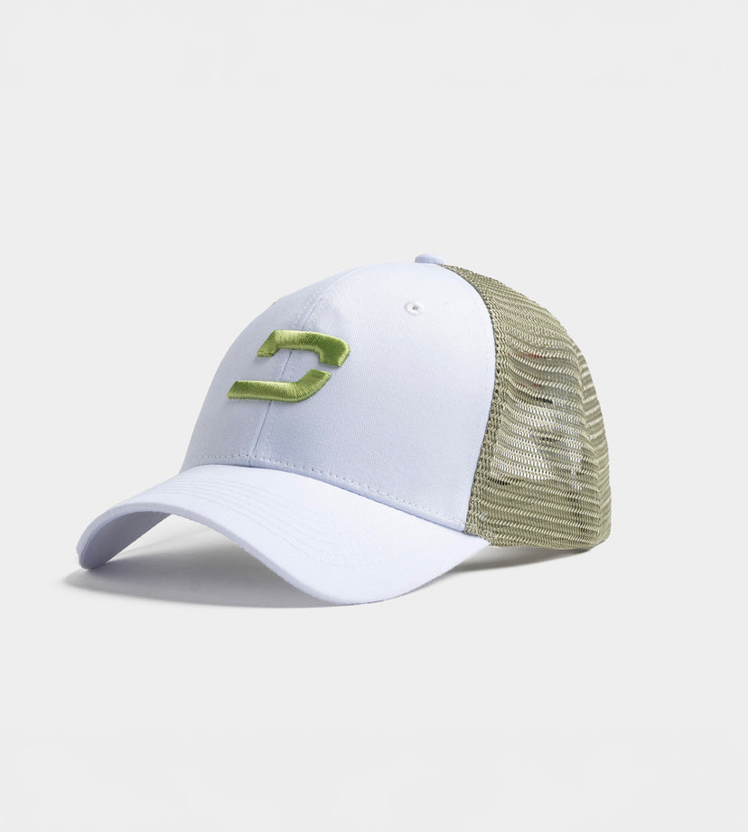 PLAYERS D CAP - WIT / SALIE