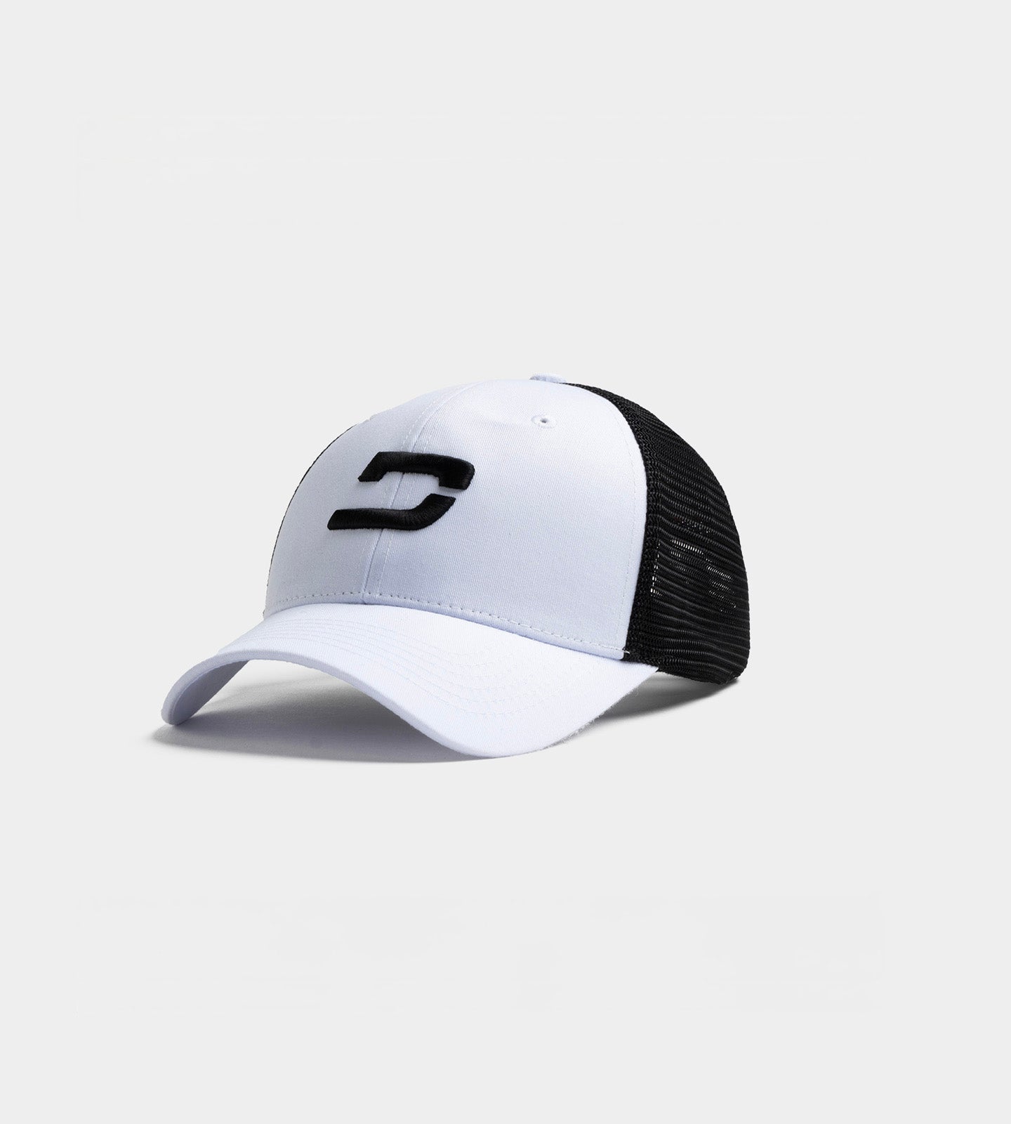 KIDS PLAYERS D CAP - WHITE/BLACK