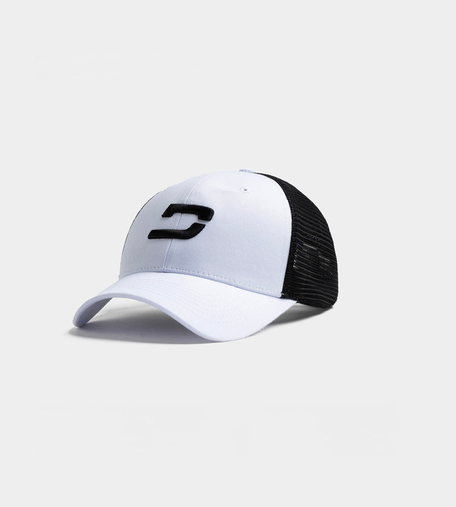 KIDS PLAYERS D CAP - WIT/ZWART