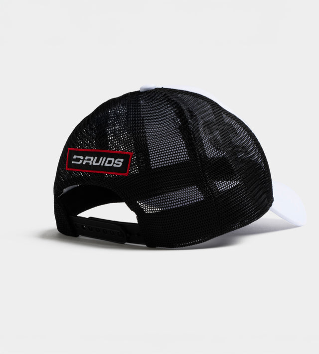 PLAYERS D CAP - WIT / ZWART