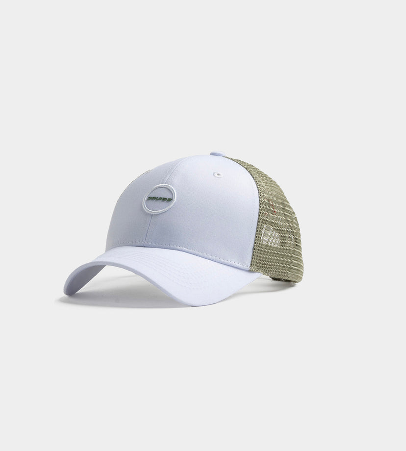 KIDS PLAYERS D BADGE CAP - BIANCO/SALVIA