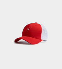 KIDS PLAYERS D BADGE CAP - RED/WHITE