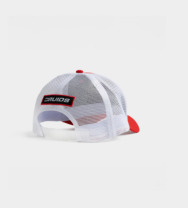 KIDS PLAYERS D BADGE CAP - ROSSO/BIANCO