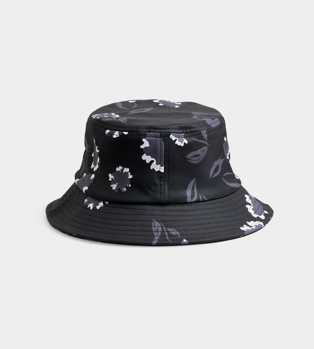 FLORA BUCKET HAT - BLACK