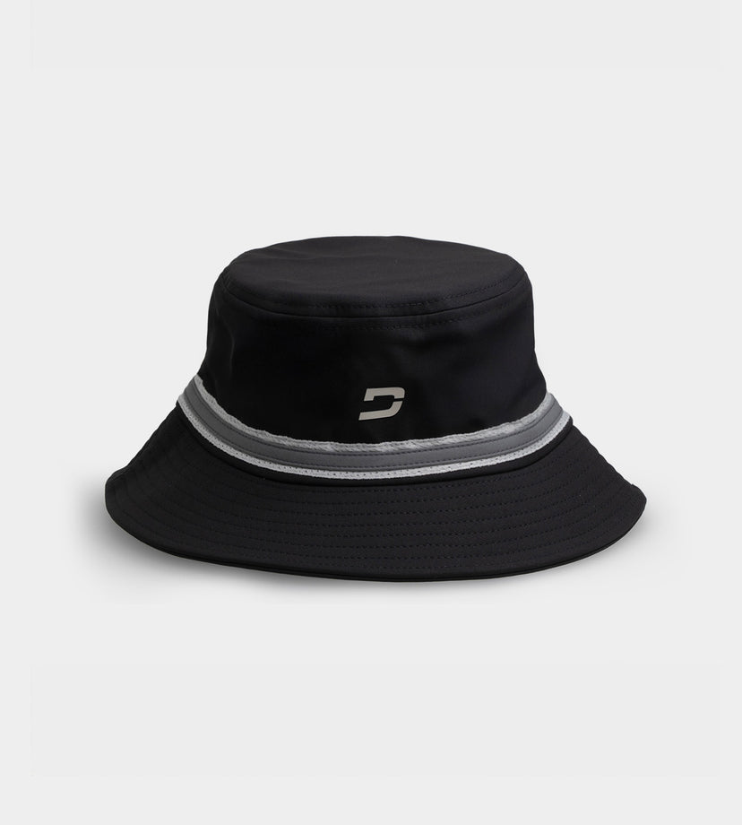 BIRDIE BUCKET HAT - BLACK / GREY