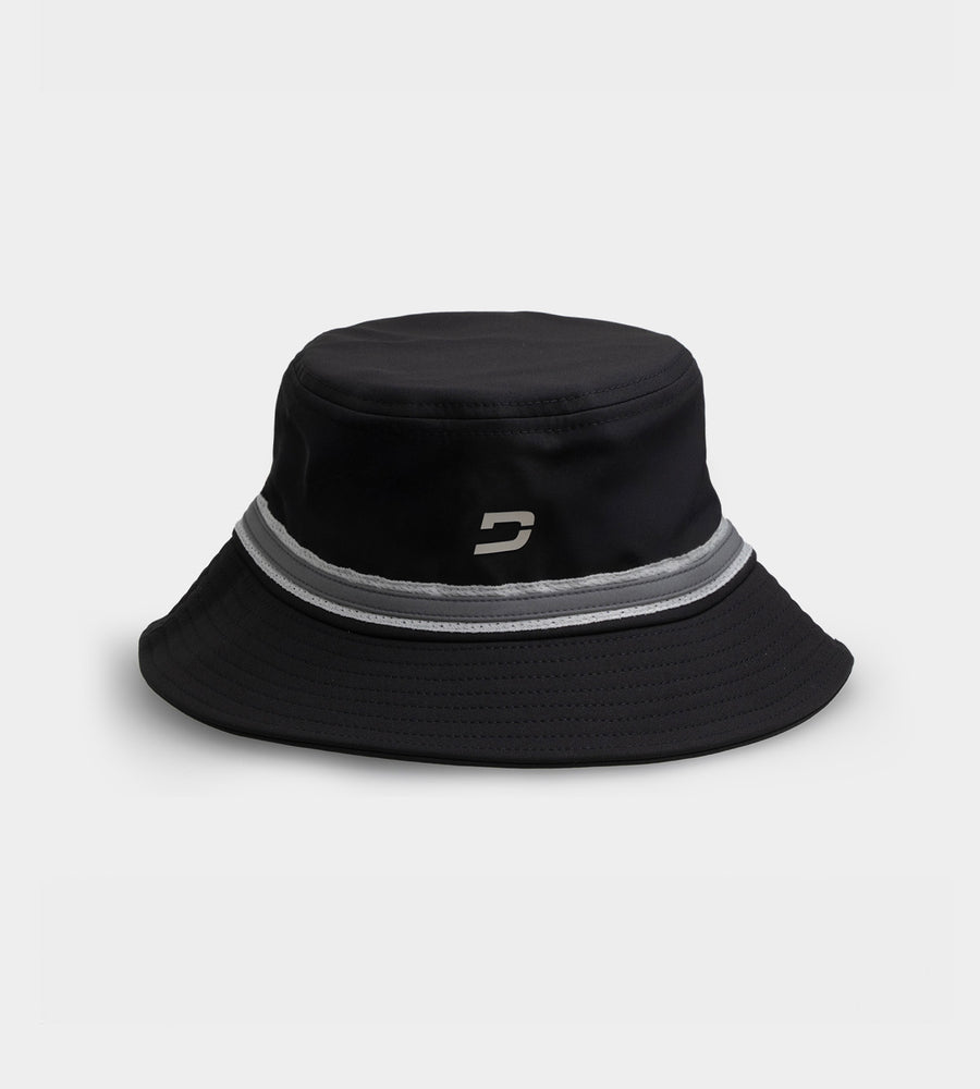 BIRDIE BUCKET HAT - NERO/ GRIGIO