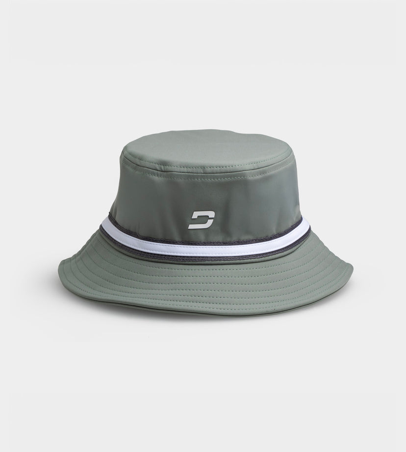 BIRDIE BUCKET HAT - SAGE / WHITE