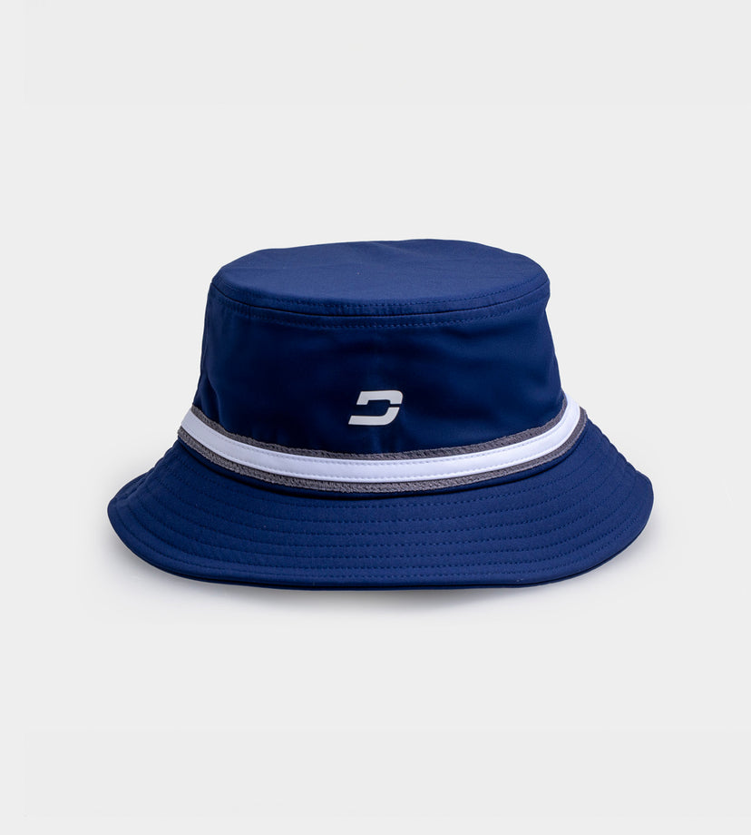 BIRDIE BUCKET HAT - NAVY / WHITE