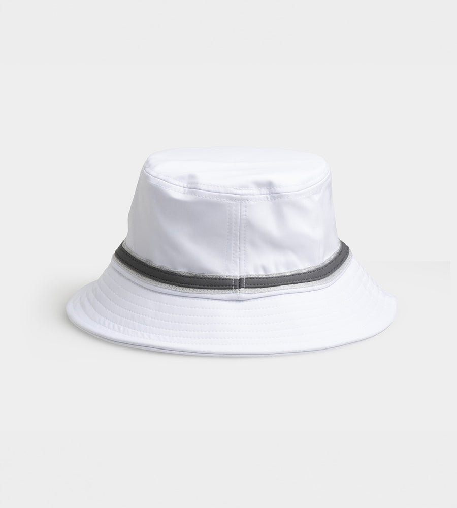 BIRDIE BUCKET HAT - BIANCO / GRIGIO