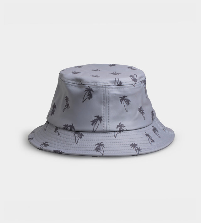 PALM BUCKET HAT - GREY