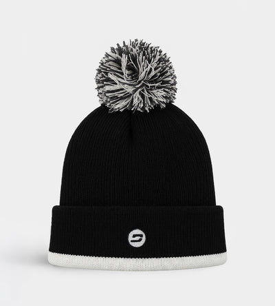 LADIES NORDIC BEANIE - BLACK
