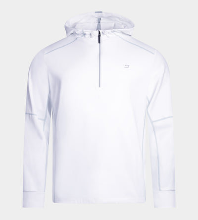 OVERLOCK HOODIE - WHITE