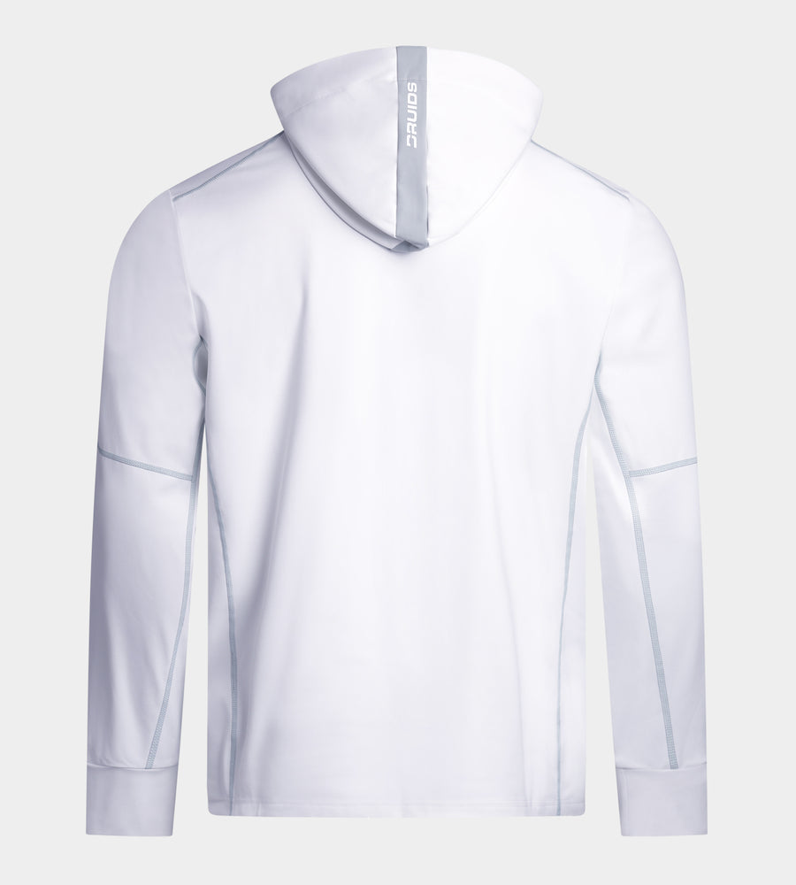 OVERLOCK HOODIE - WHITE
