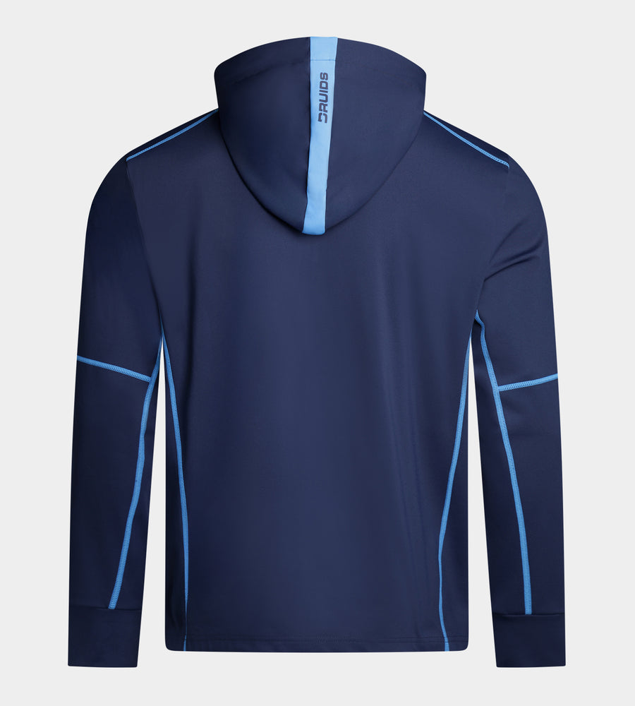 OVERLOCK HOODIE - NAVY
