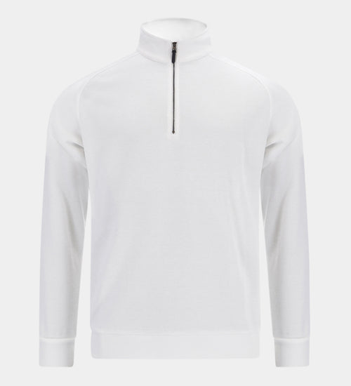 PLAYERS KNITTED MIDLAYER - WIT