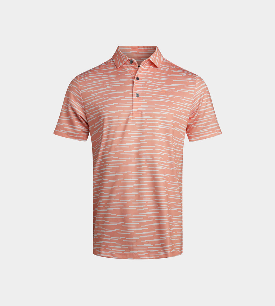 KIDS PARALLEL POLO - CORAL