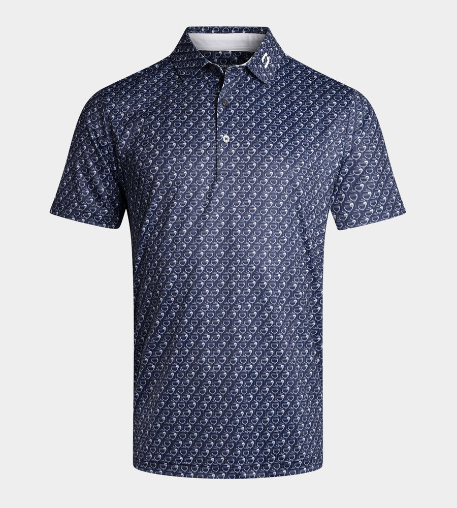 Kapalua Polo in Navy | Golf Lightweight Polos | Druids
