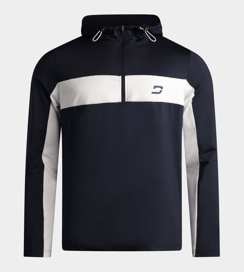 PENINSULA HOODIE - MARINEBLAUW