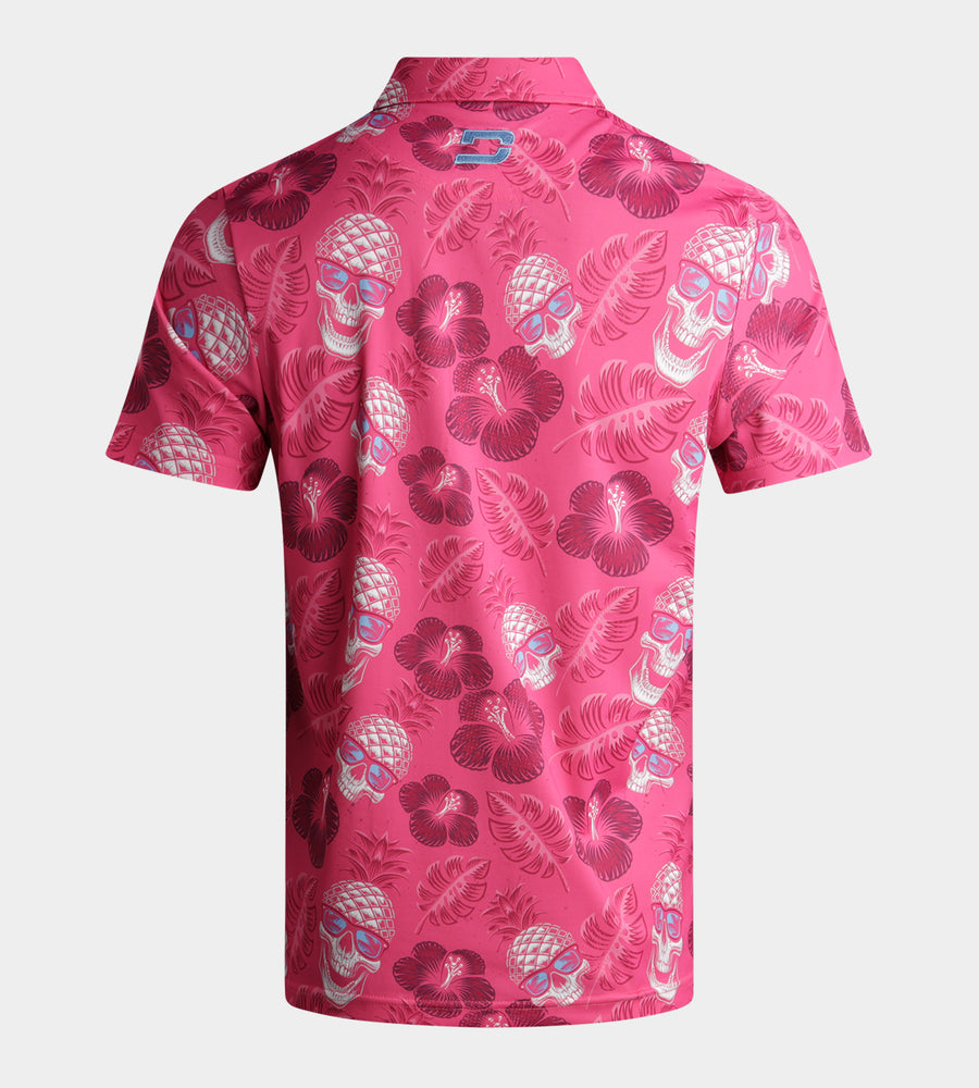 PINEAPPLE SKULLZ 2.0 POLO - PINK