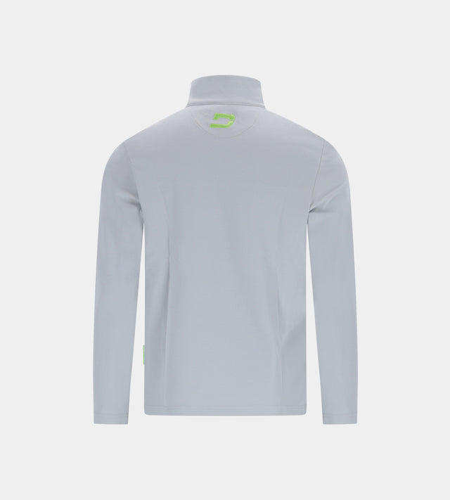 KIDS PIQUE MIDLAYER - GREY