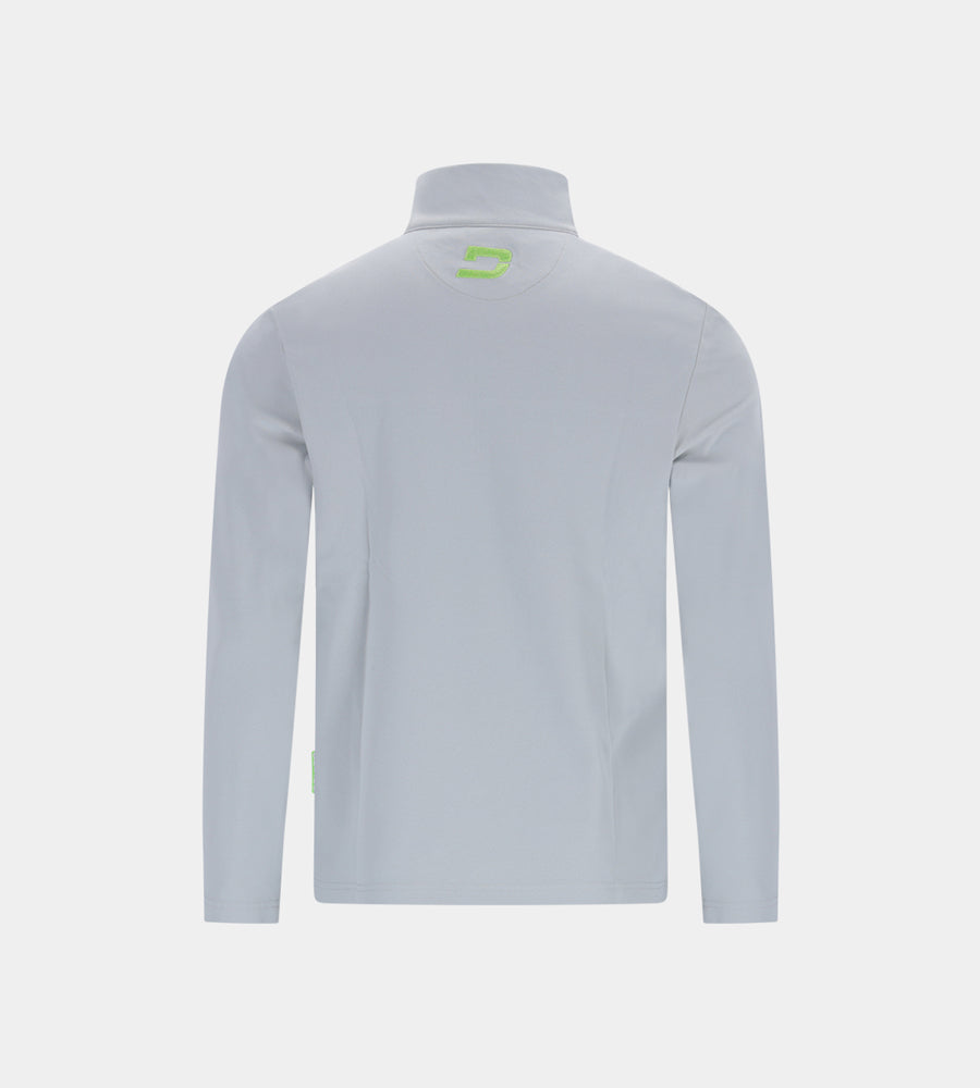KIDS PIQUE MIDLAYER - GREY