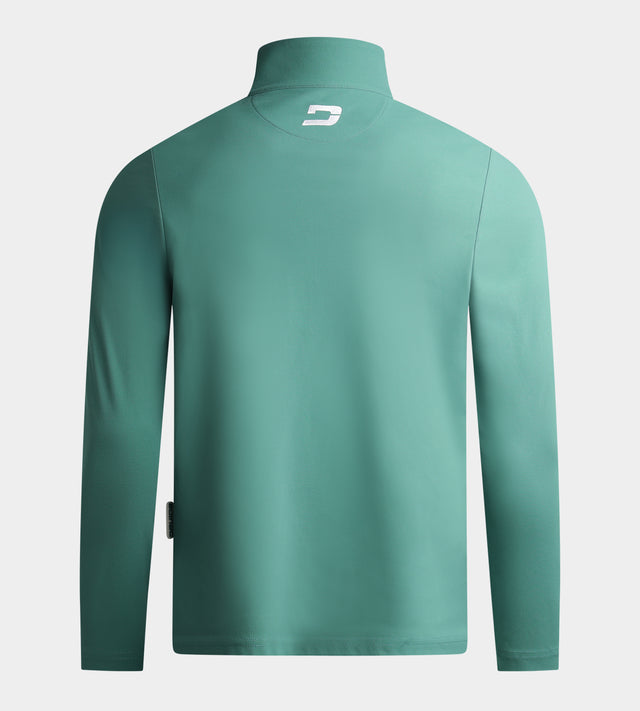PIQUE MIDLAYER - GREEN