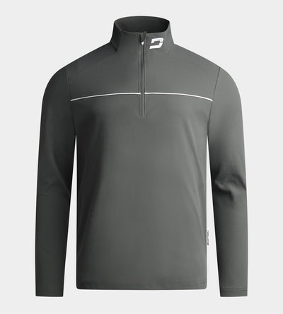 PIQUE MIDLAYER - CHARBON