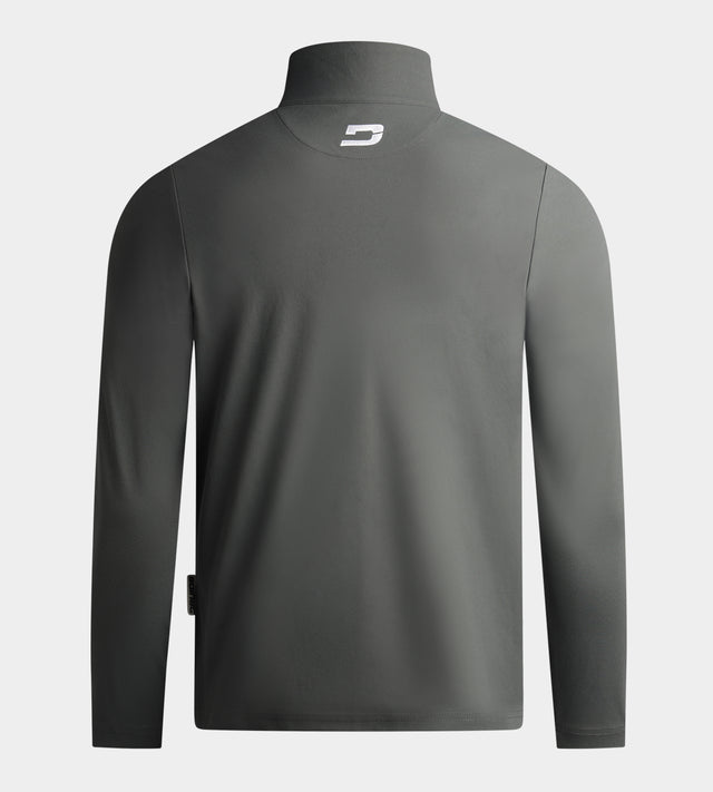 PIQUE MIDLAYER - CHARBON