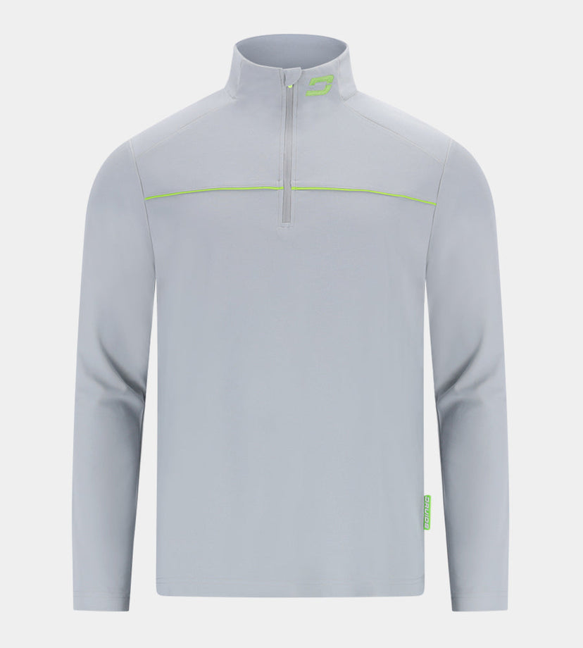 PIQUE MIDLAYER - GRIJS