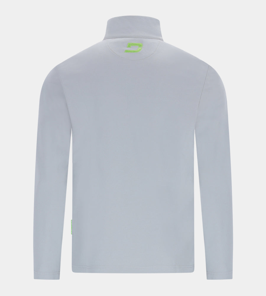 PIQUE MIDLAYER - GREY