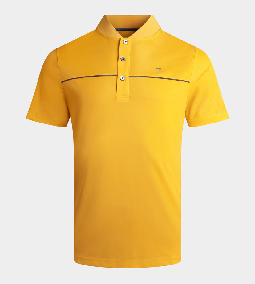 PRIME PIQUE POLO - MUSTARD