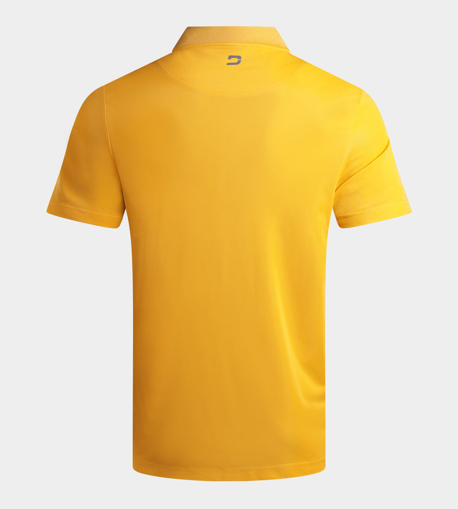 PRIME PIQUE POLO - MUSTARD