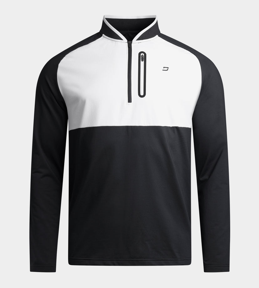 PRIME SCRAMBLE MIDLAYER - ZWART/WIT