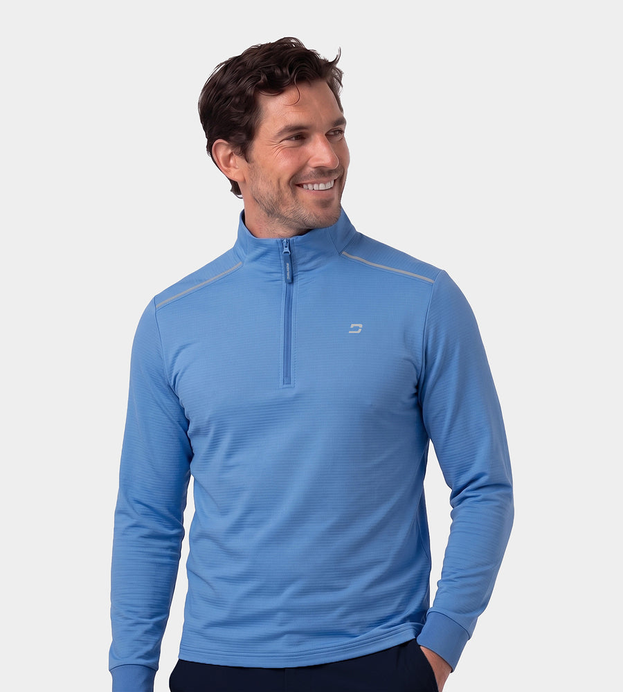 RIBBED PINE MIDLAYER - BLUE
