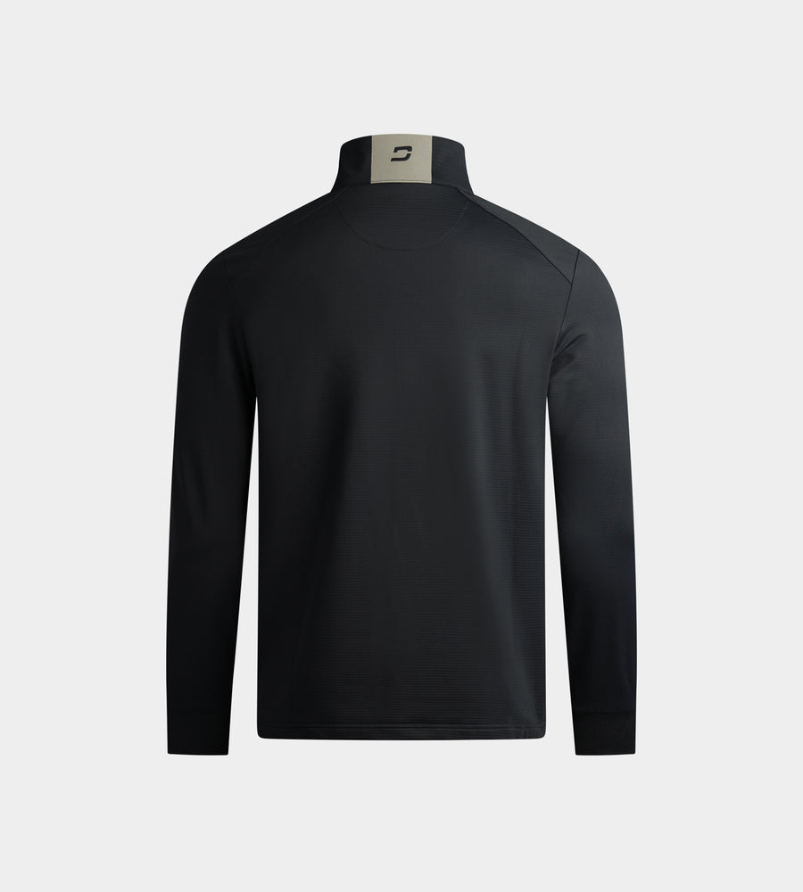 KIDS RIBBED PINE MIDLAYER - NERO