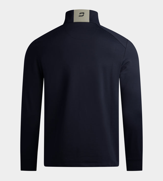 RIBBED PINE MIDLAYER - NOIR