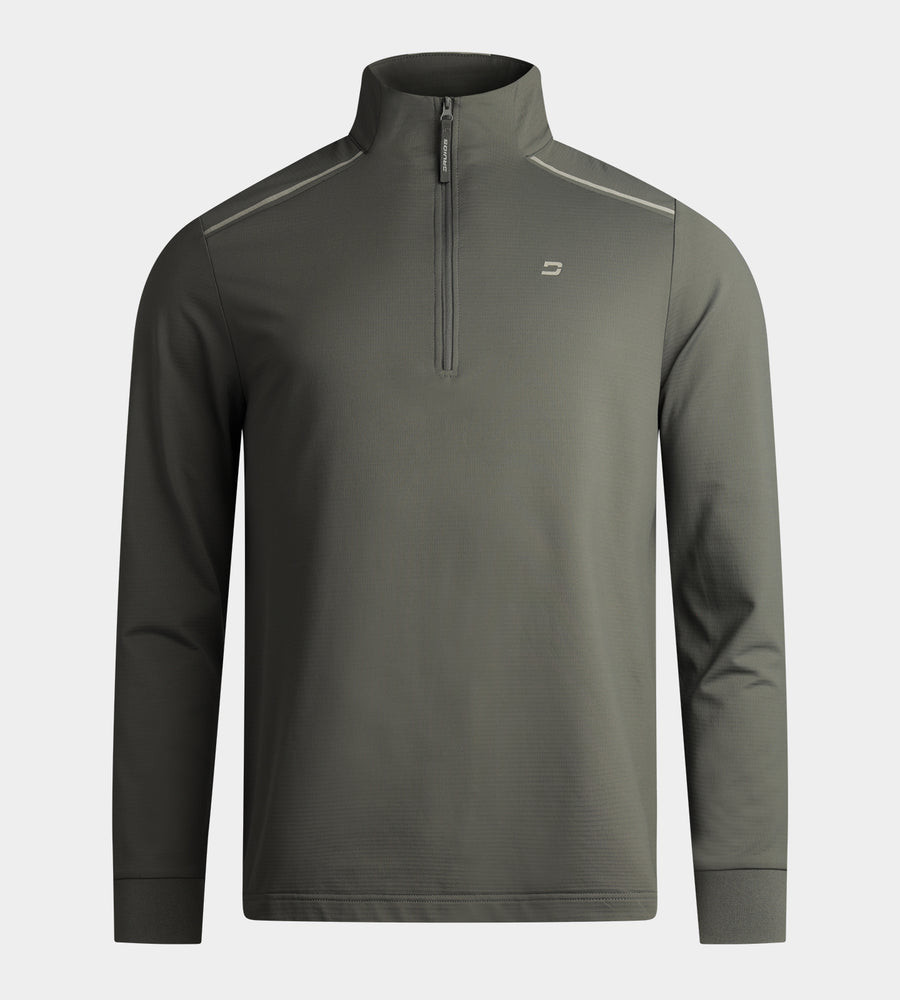 RIBBED PINE MIDLAYER - CHARBON