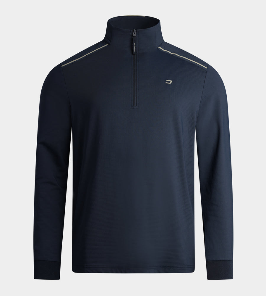 RIBBED PINE MIDLAYER - MARINE