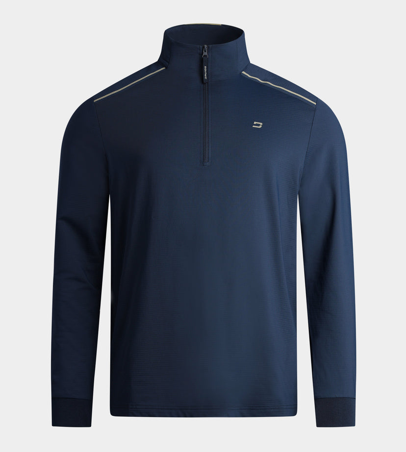 RIBBED PINE MIDLAYER - MARINE