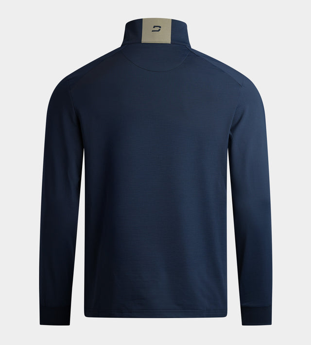 RIBBED PINE MIDLAYER - MARINE