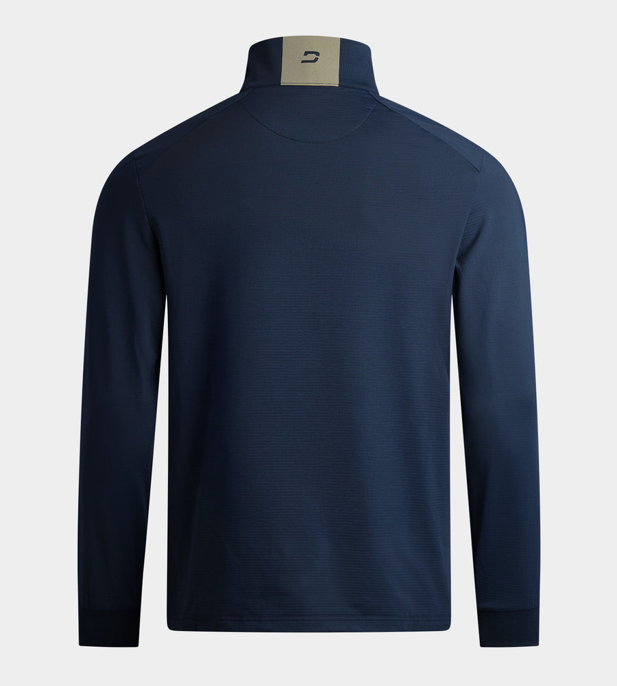 RIBBED PINE MIDLAYER - NAVY