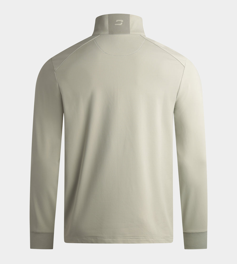 RIBBED PINE MIDLAYER - GRAU