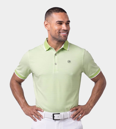 STRIPE POLO - LIMETTE