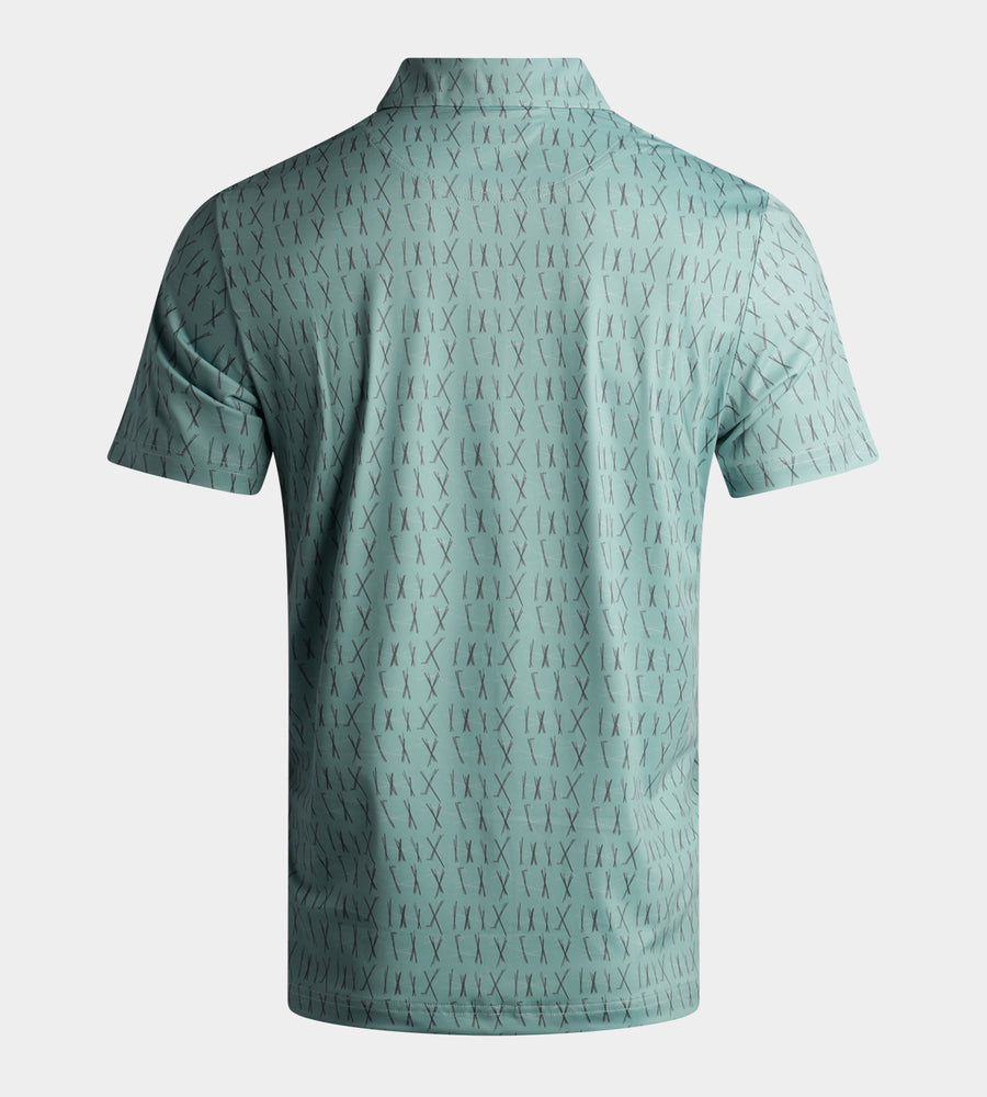 SCRIBBLE CLUB POLO - SALVIA